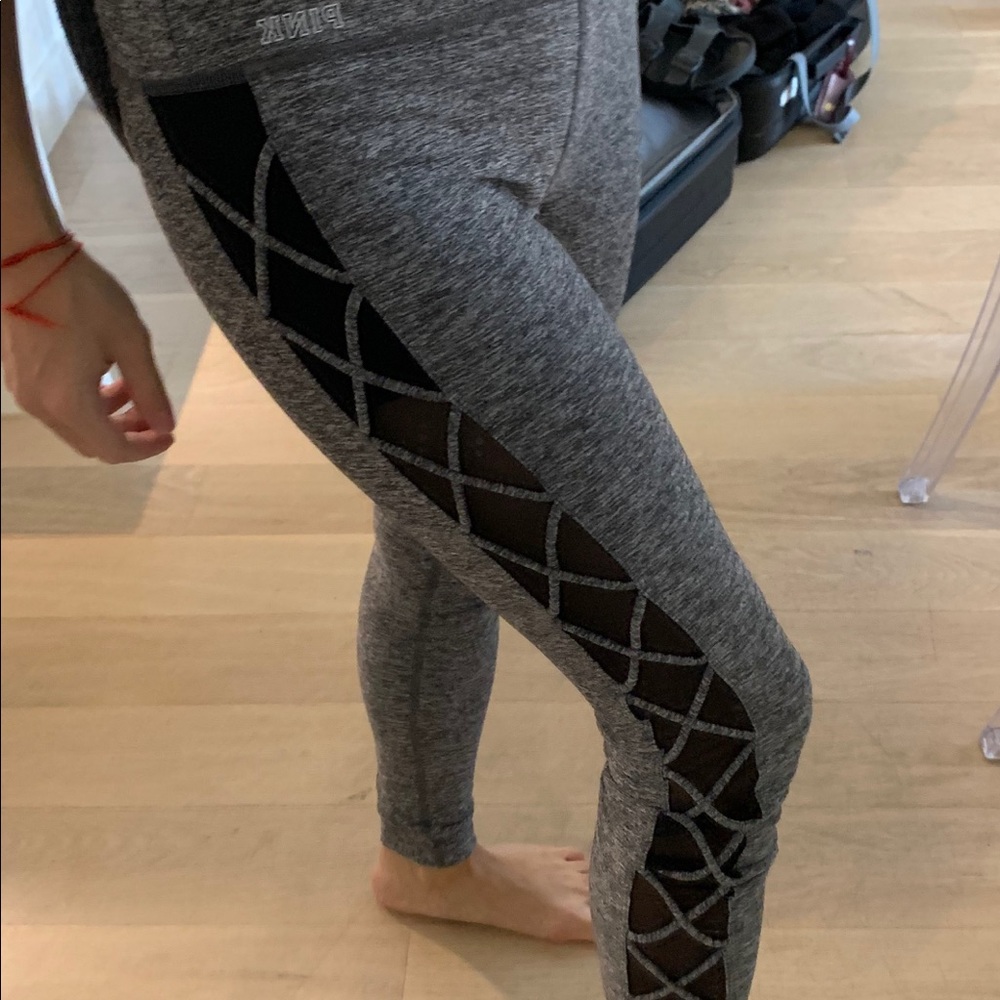 Gray leggings